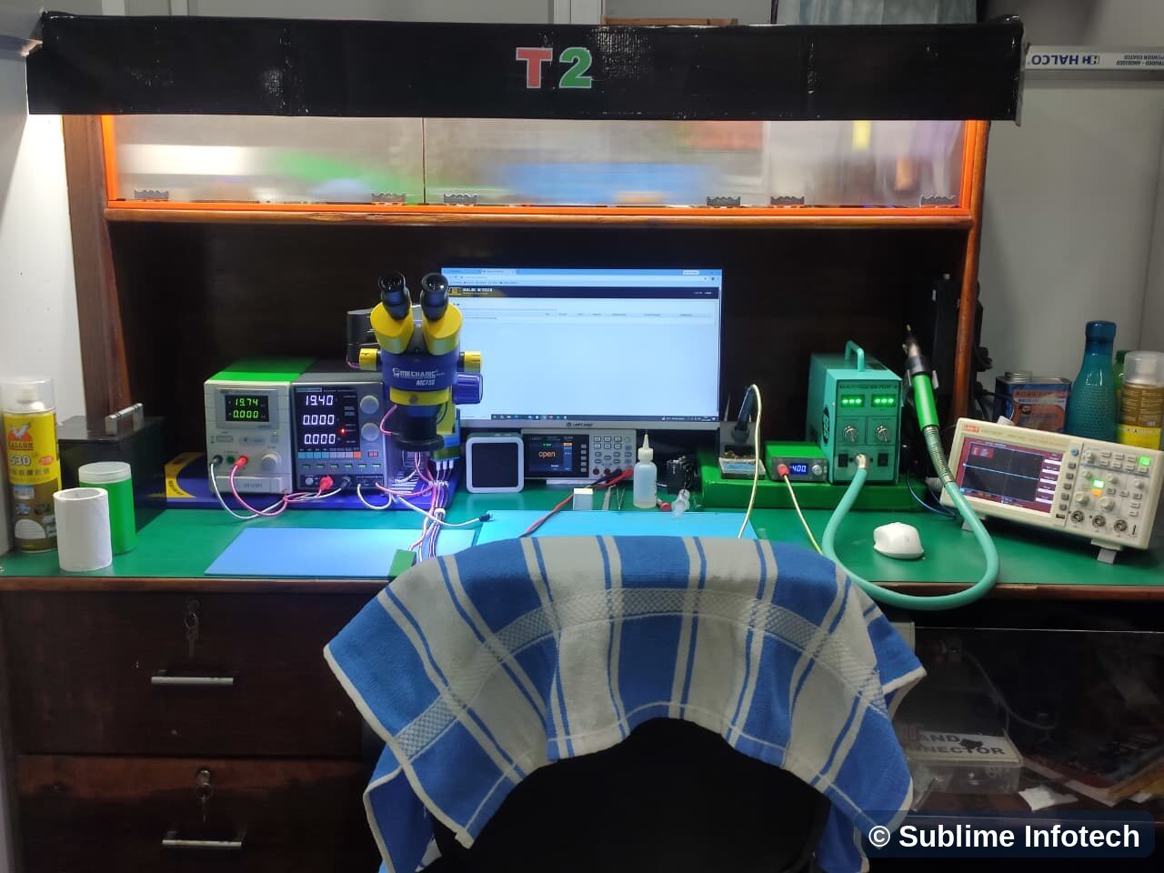 Diagnostic bench